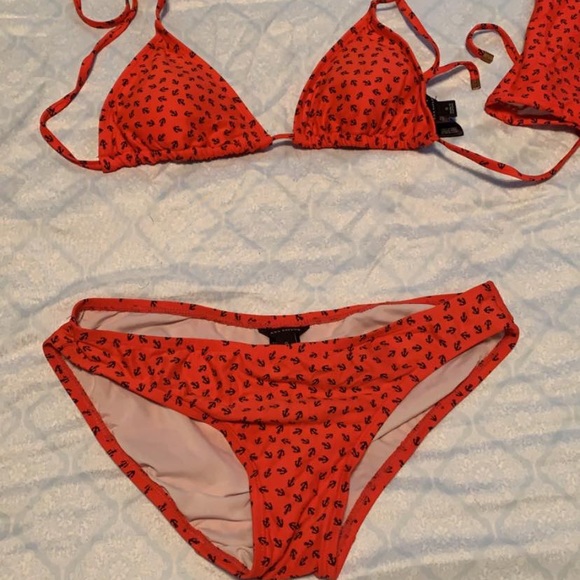 Ann Taylor Other - 3 piece suit set red w/navy anchors Ann Taylor Other - 3 piece suit set red w/navy anchors